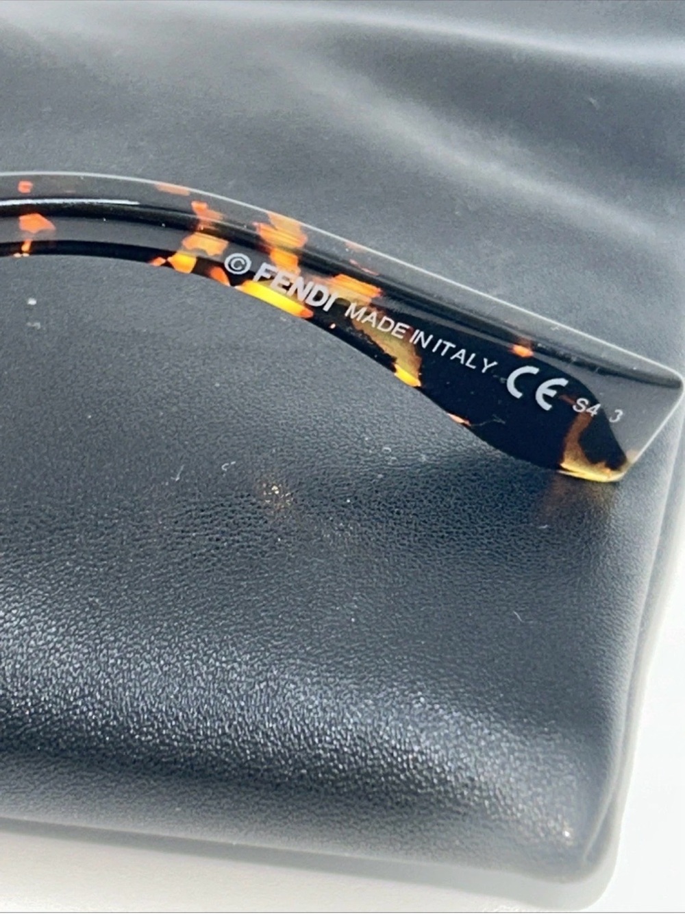 Fendi Special Edition Sunnies FF0139S N6DHD Havana Spotted Crystals Black & Case - Picture 8 of 13